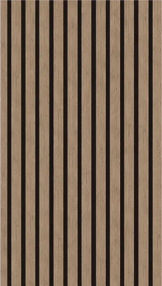Premium klases akustiskais sienas panelis OAK BROWN IMPERIAL, 2800 × 600 × 21 mm